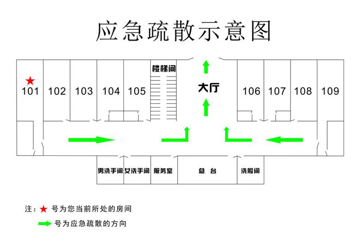 活動(dòng)安全疏散圖